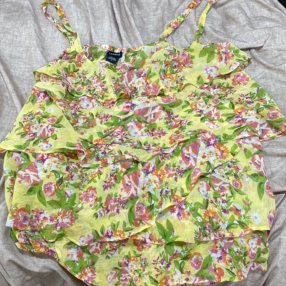 🌼 5 for $30 🌼 Torrid Asymmetrical Floral Tank